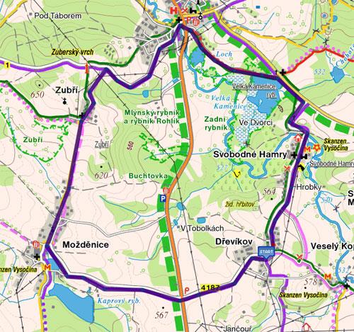 Mapa trasy